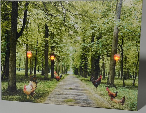 Led bild wandbild motiv - led,