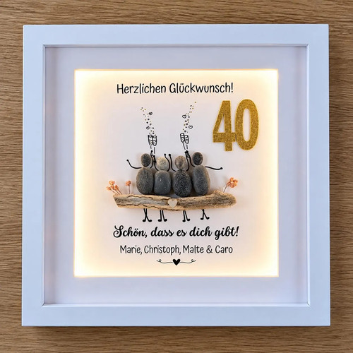 Steinbild geschenk geburtstag - steinbild,