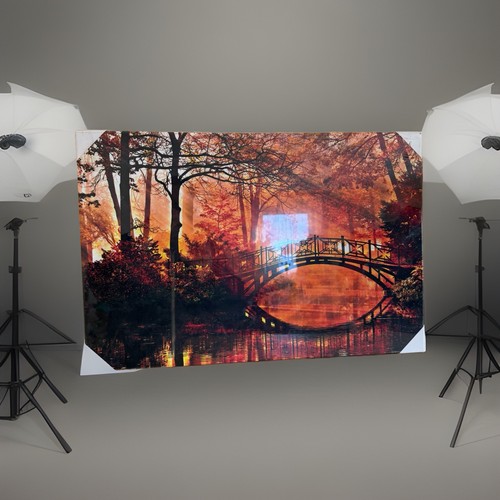 2er set led wandbilder - 2er,