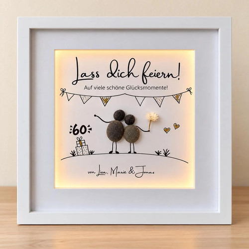 Steinbild geschenk geburtstag - geschenk,