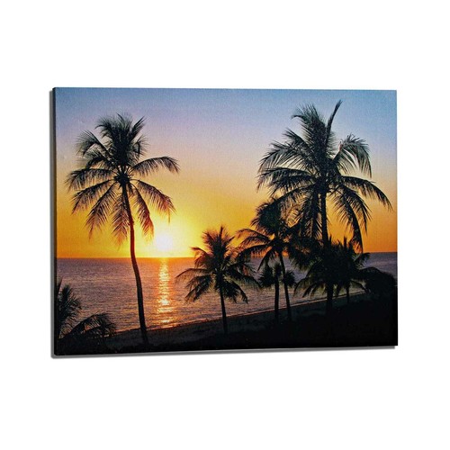 Led leinwand bild - led,