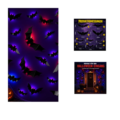 Halloween fledermaus deko - halloween,