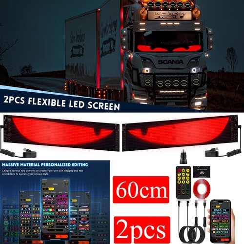 60cm lkw devil - 2x, lampe