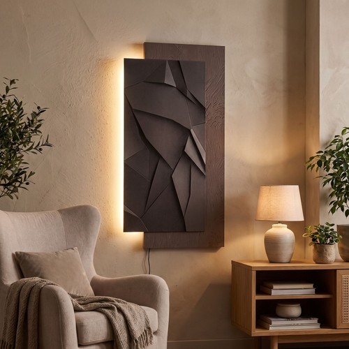 Led wandbild mit beleuchtung - led,