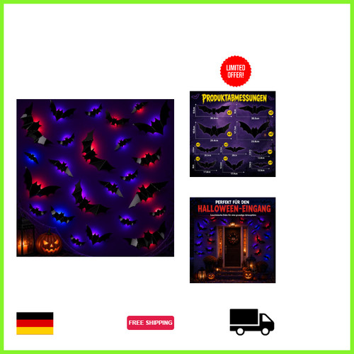 Stück halloween fledermaus - 24,