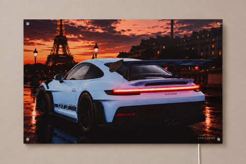 Porsche gt3rs dubai acrylbild - porsche,