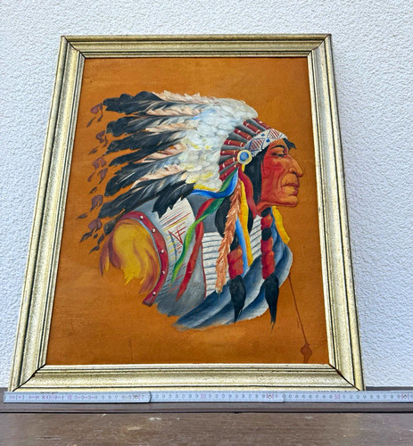 Sehr altes gerahmtes - sehr, bild