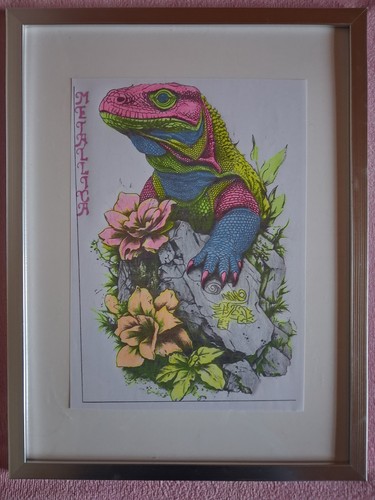 Picture with colored led - with,