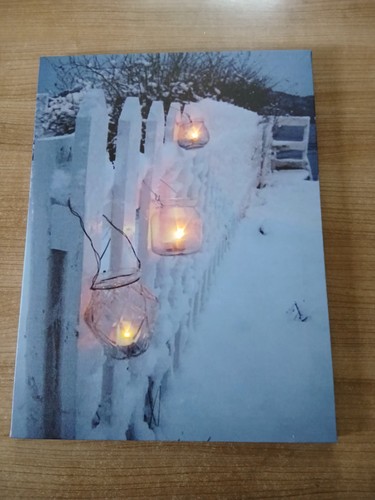 Winterbild beleuchtet