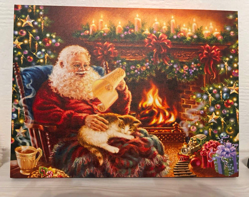 Wandbild weihnachtsmann - wandbild,