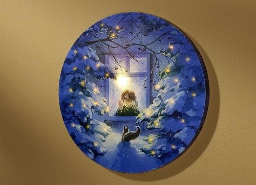 Led bild weihnachtsmotiv - bild,